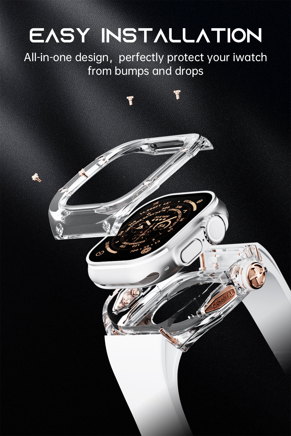 Boreas系列49mm-蘋果手錶的水晶錶殼