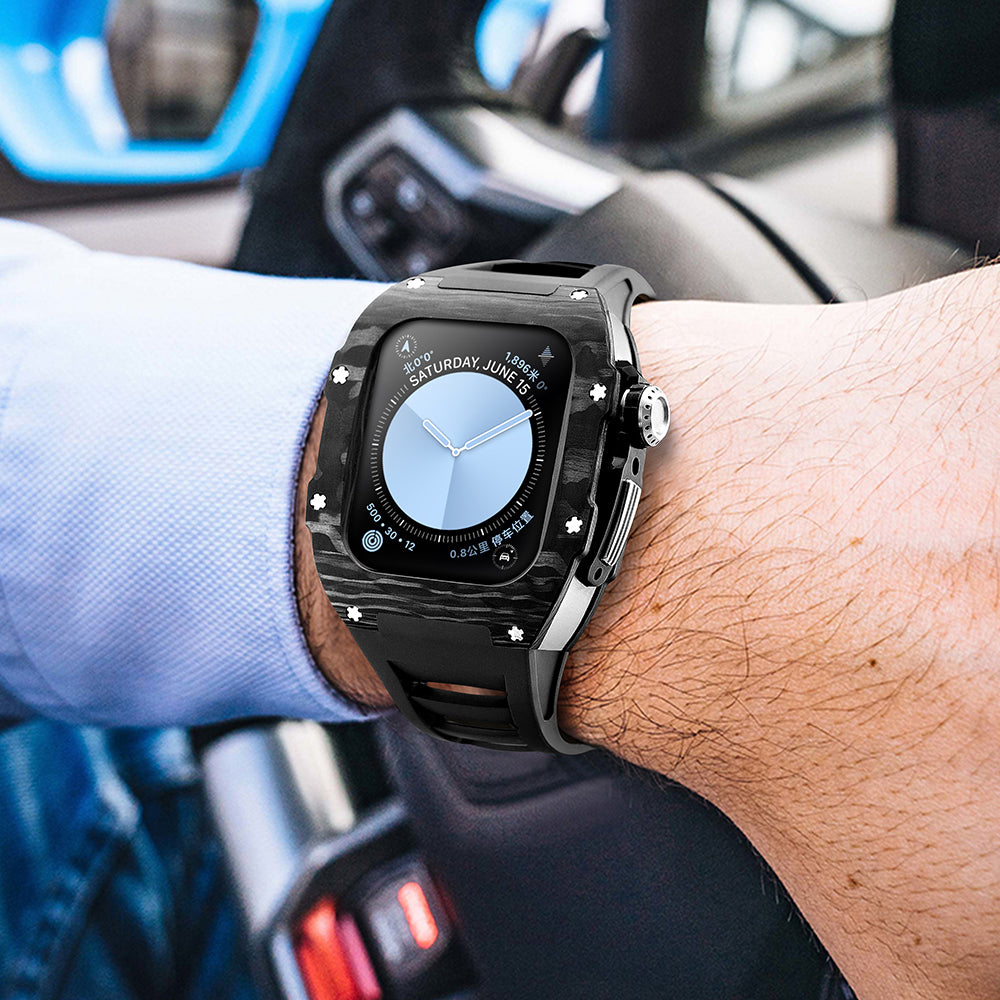 ICONIC CF シリーズ 44/45mm - Apple Watch 用ケース (ローズゴールド)