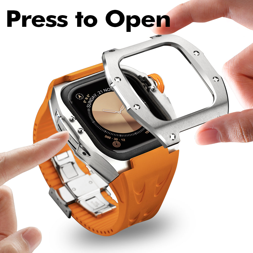 ICONIC SS 시리즈 46mm - Apple Watch Series 10용 케이스(블랙)