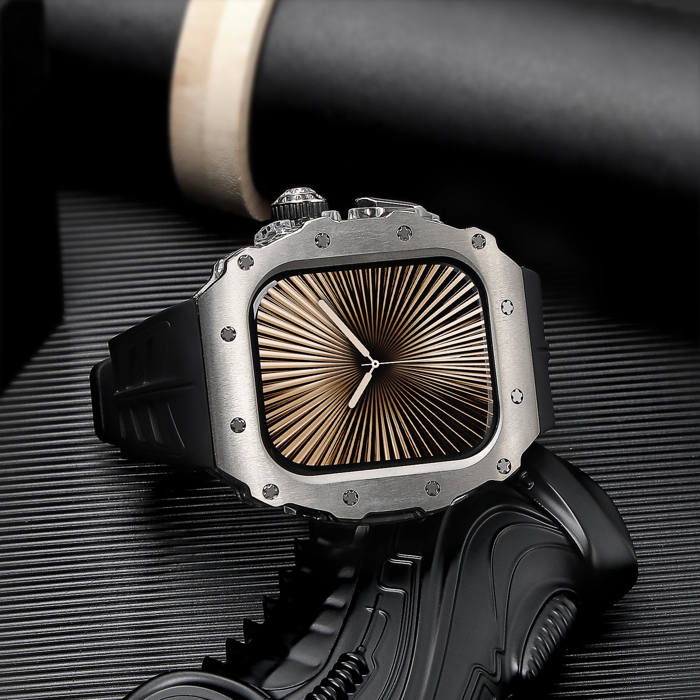 GLACIUM Ti 시리즈 44mm - Apple Watch용 케이스(로즈 골드)