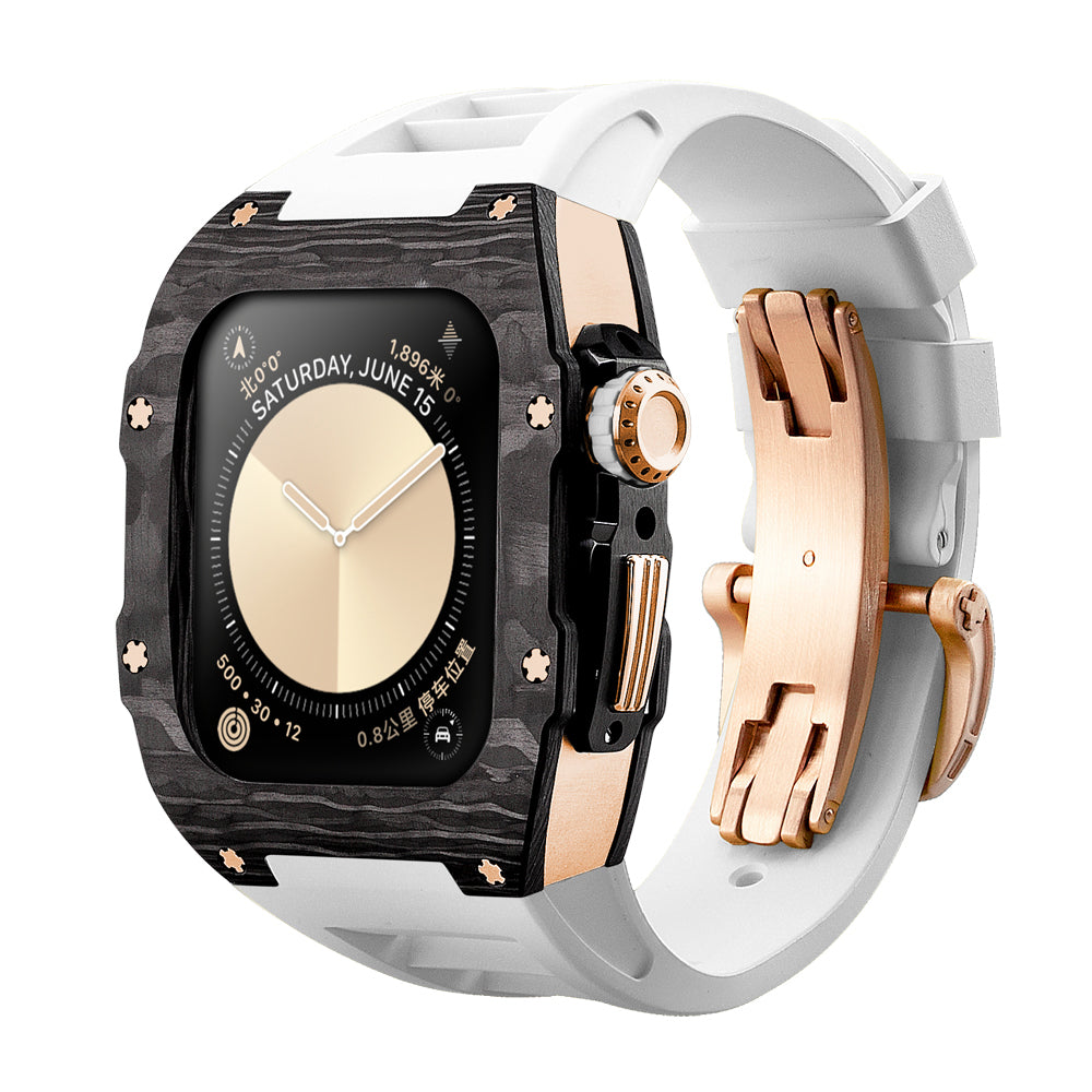 ICONIC CF シリーズ 44/45mm - Apple Watch 用ケース (ローズゴールド)