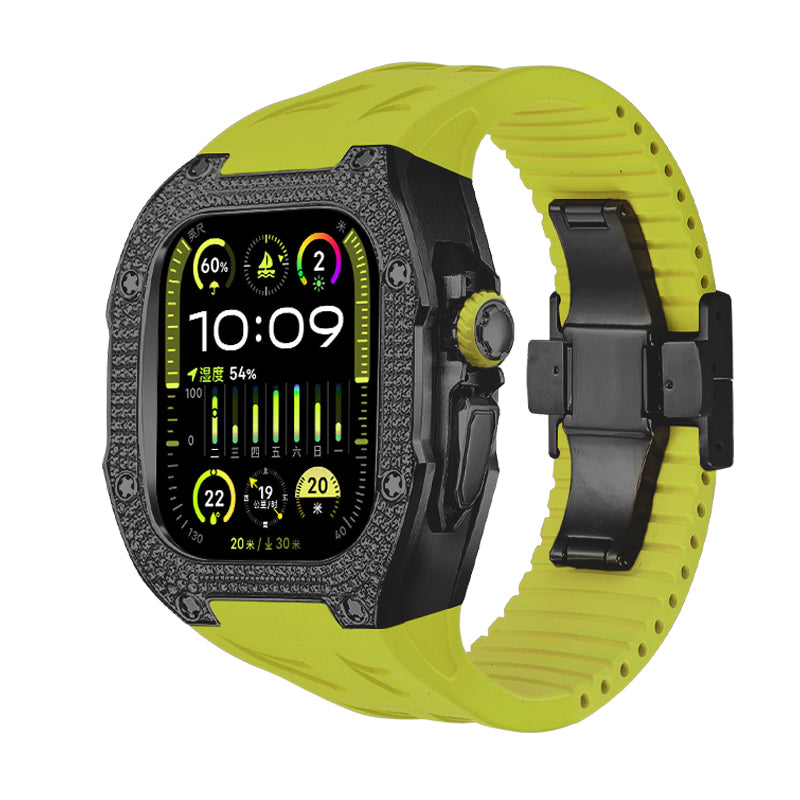 星空系列49mm-蘋果手錶的箱子(全黑)