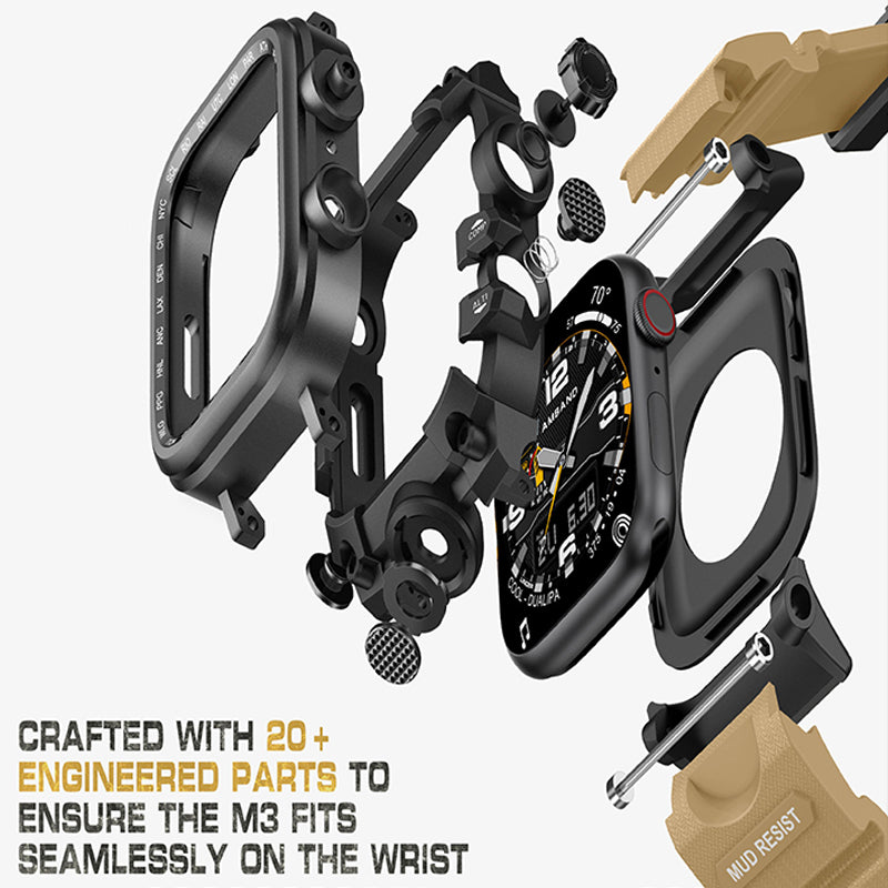 TOUGH M3 45mm - Apple Watch用ケース(ブラック)