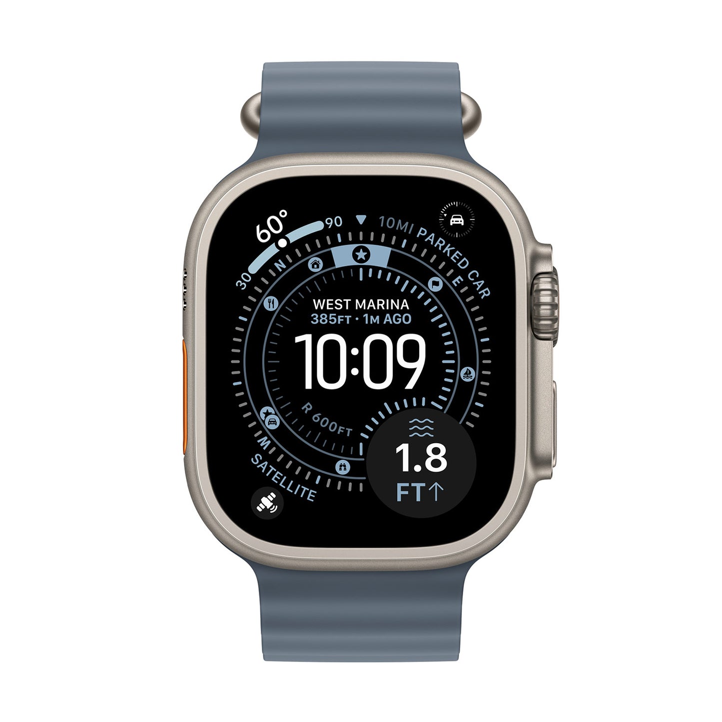 Silicone Sport Band untuk Apple Watch - Midnight Black