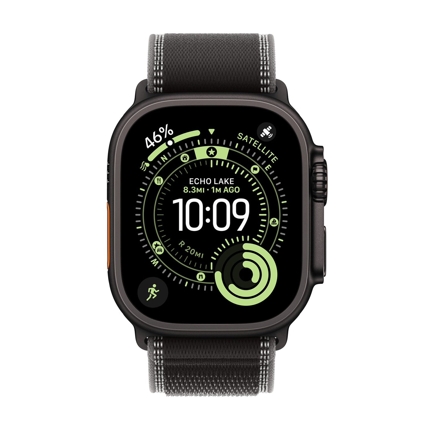 Trail Strap for Apple Watch - Black / Charcoal (Fall/2025)