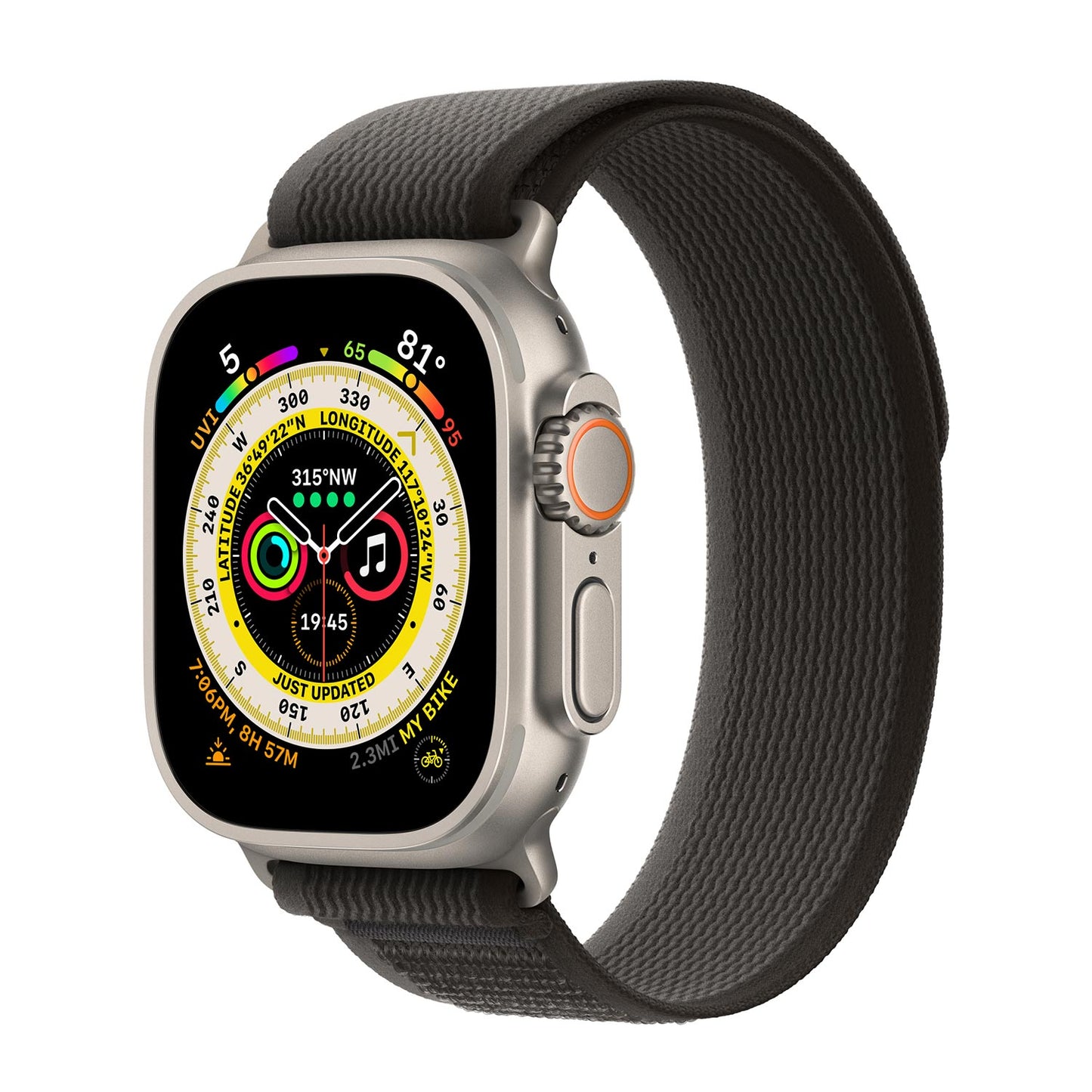 Trail Strap for Apple Watch - Black Gray (Fall/2022)