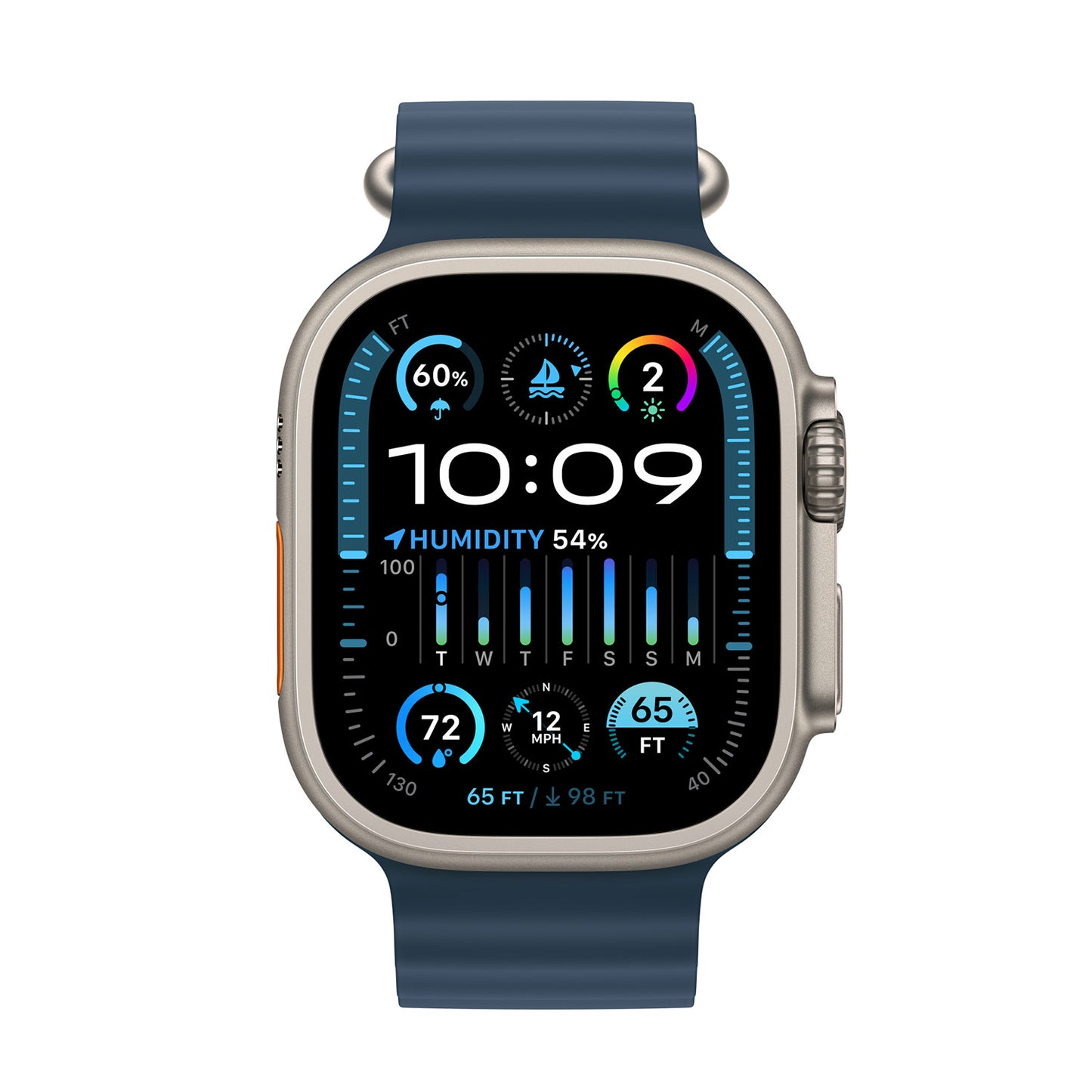 Силіконовий спортивний гурт для Apple Watch - Midnight Black