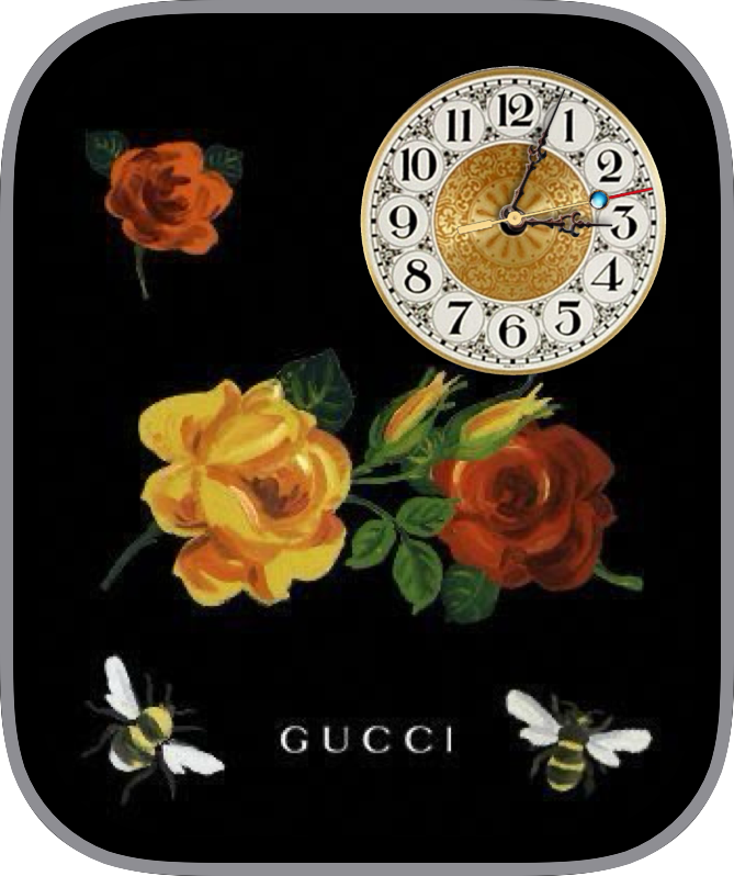 無料時計文字盤: GG ローズ