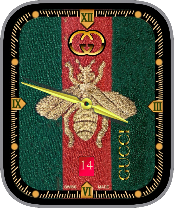 無料時計文字盤: GG Golden Bee