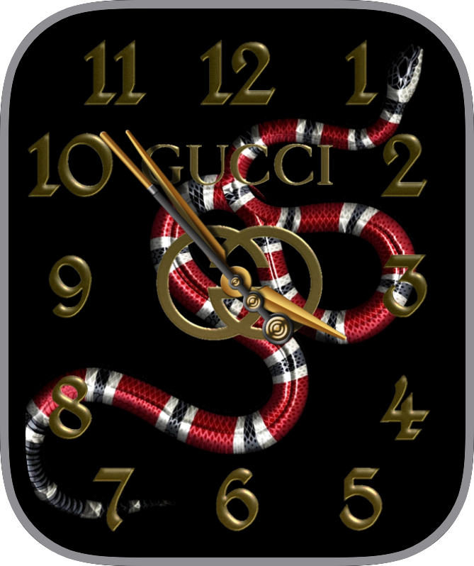 無料時計文字盤: GG スネーク