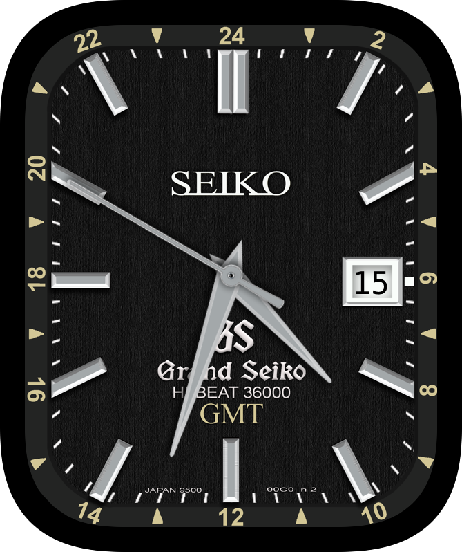 免費的Apple Watch臉:Seiko GS Hi-Beat