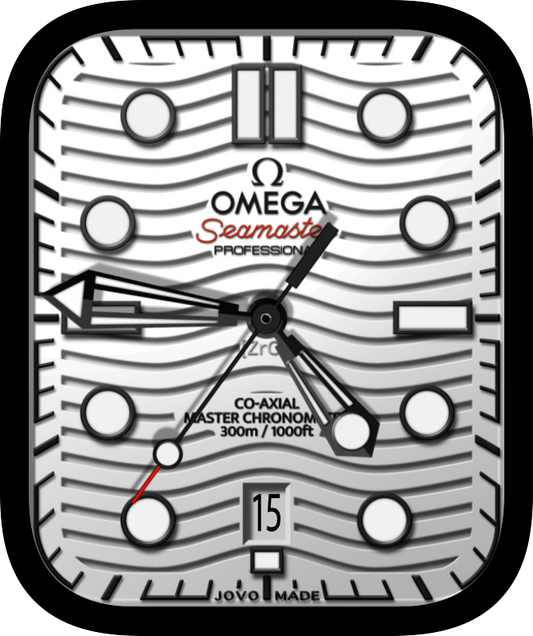 무료 Apple Watch 페이스: 오메가 SM 화이트