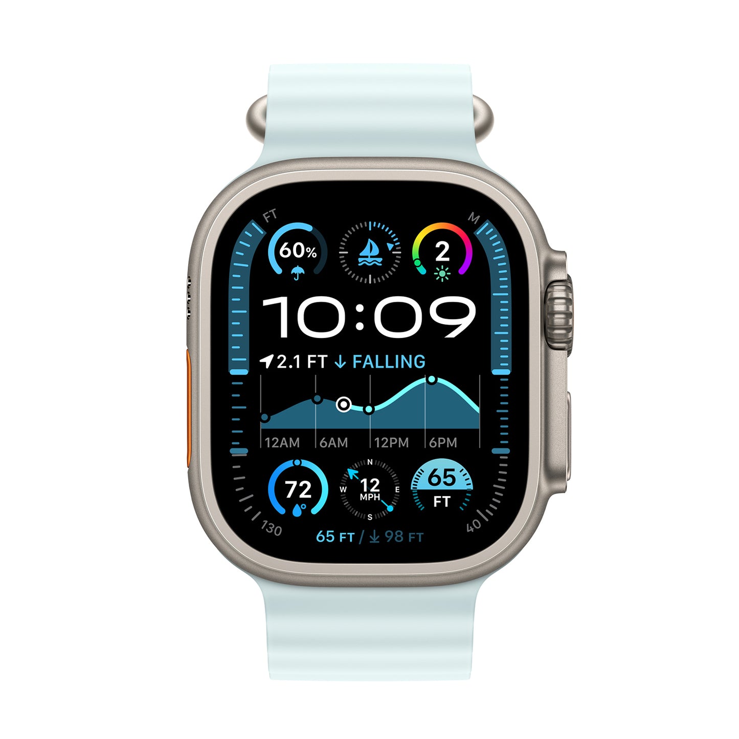 Silicone Sport Band untuk Apple Watch - Midnight Black