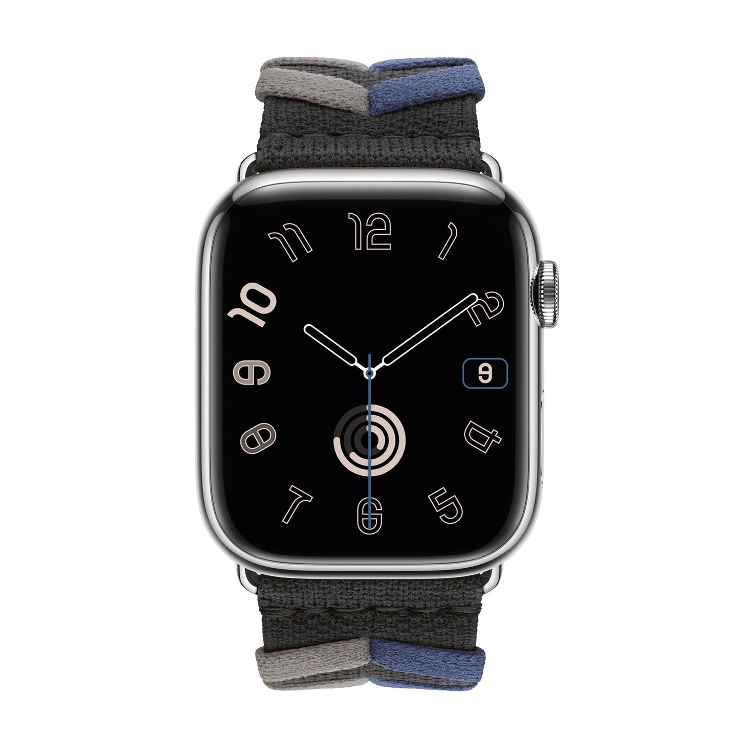 Braided Chevron Nylon Strap for Apple Watch - Noir