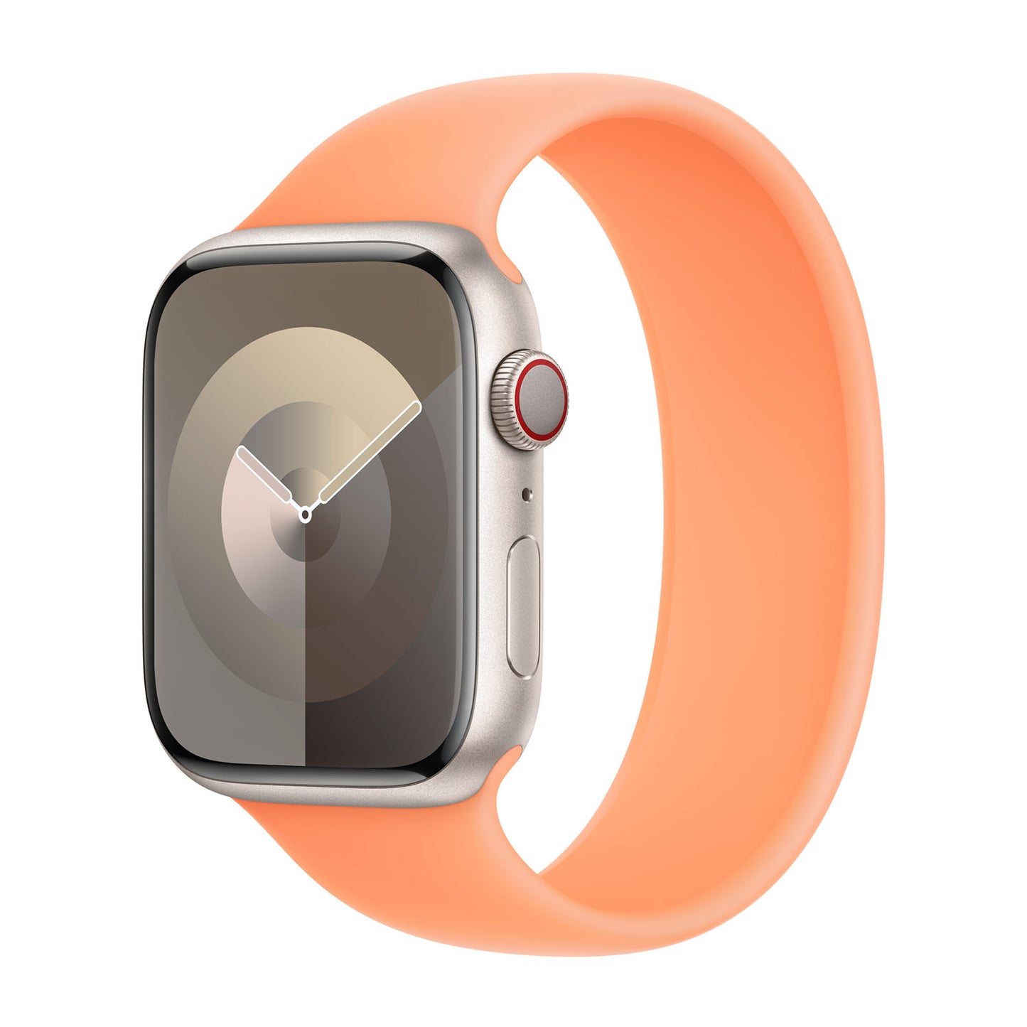 Solo Silicon Flex Loop Strap for Apple Watch - Orange Sorbet