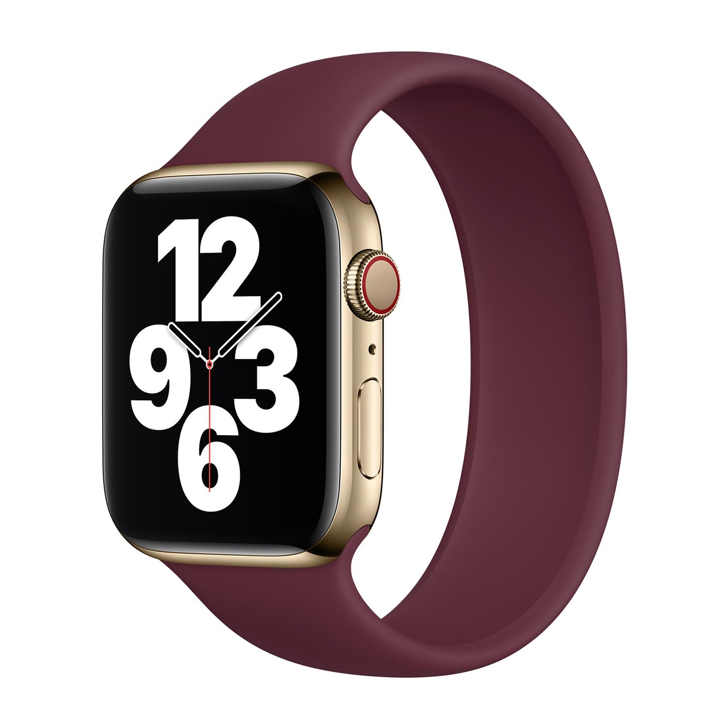 Solo Silicon Flex Loop Strap for Apple Watch - Plum