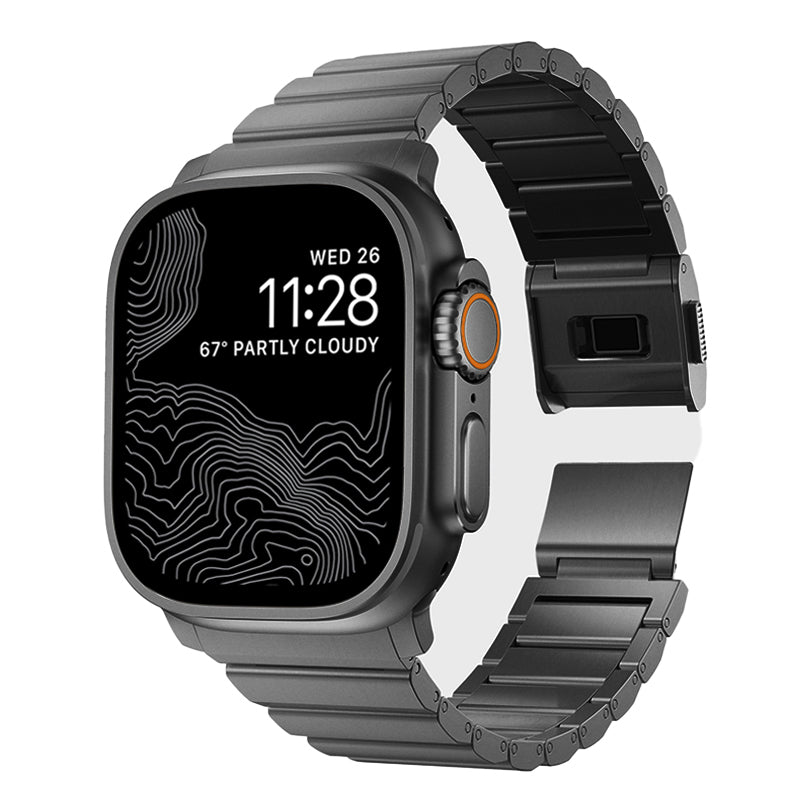 Apple Watch용 마그네틱 걸쇠가 있는 티타늄 팔찌