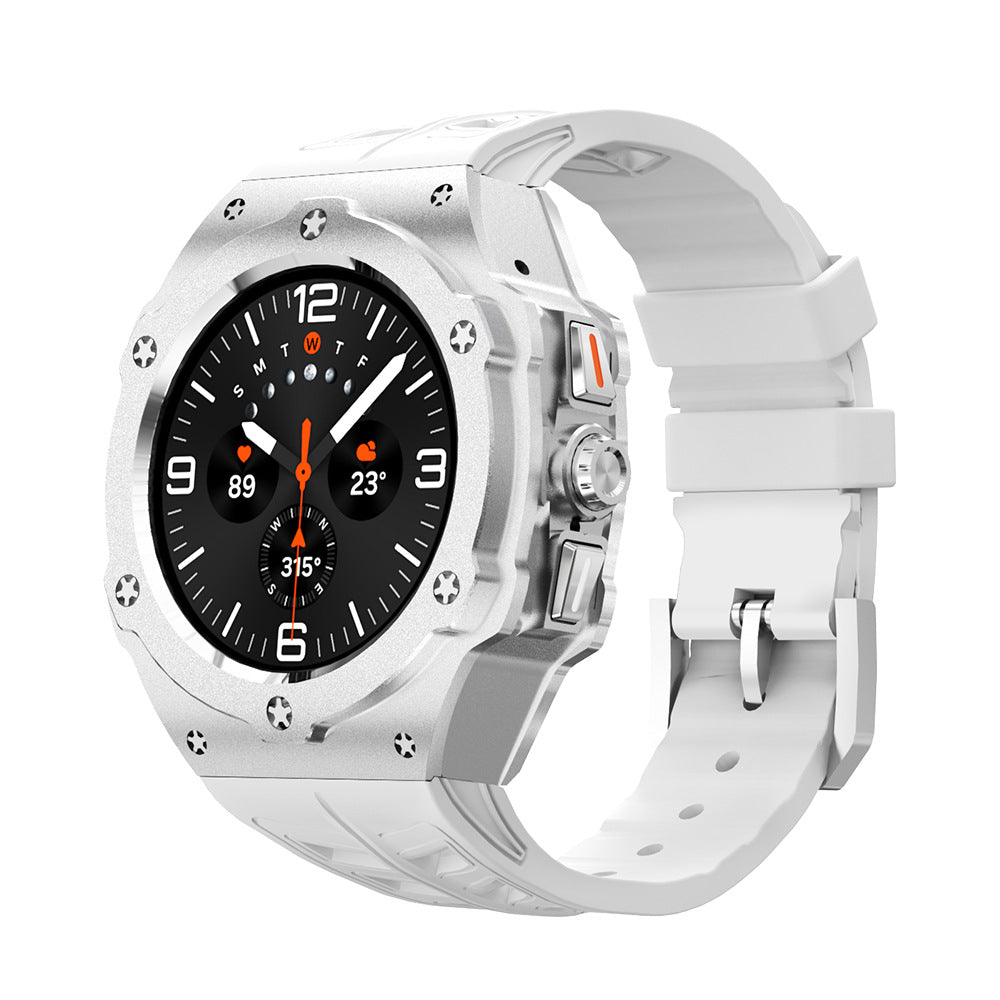 OAK AL シリーズ - Samsung Watch Galaxy Ultra 47mm 用ケース (シルバー)