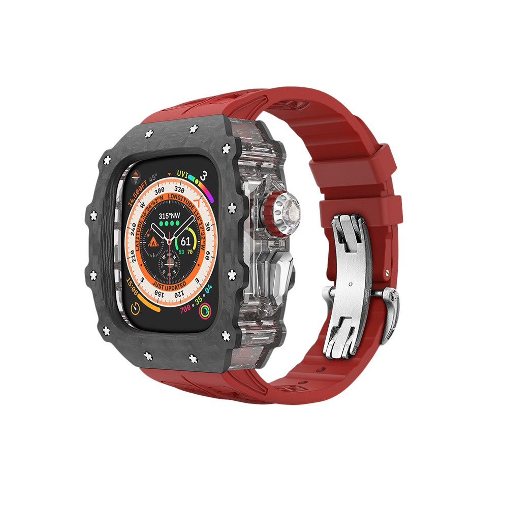 GLACIUM CF 시리즈 46mm - Apple Watch Series 10용 케이스(실버)