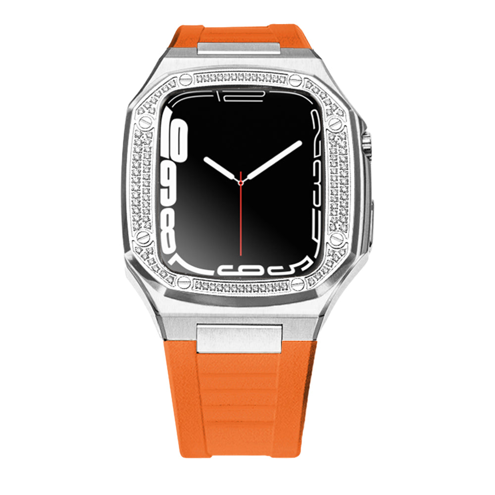 BOLD ZR シリーズ 44/45mm - Apple Watch 用ケース (シルバー)