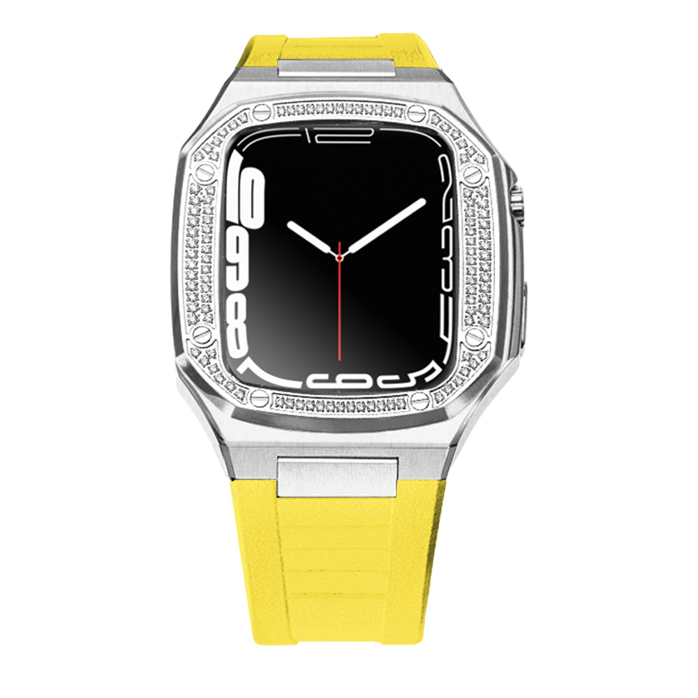 BOLD ZR シリーズ 44/45mm - Apple Watch 用ケース (シルバー)