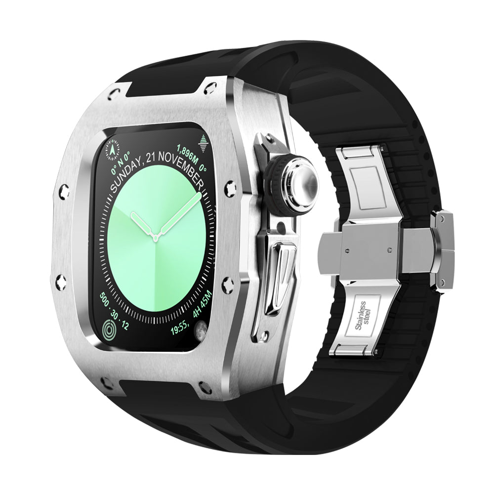 ICONIC SS シリーズ 46mm - Apple Watch Series 10 用ケース (シルバー)