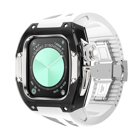 ICONIC TR Series 46mm - Case for Apple Watch Series 10,11 (Black Silver)