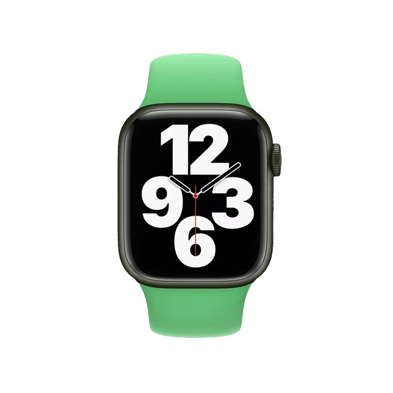 Apple Watchのシリコンスポーツバンド - ミッドナイトブラック