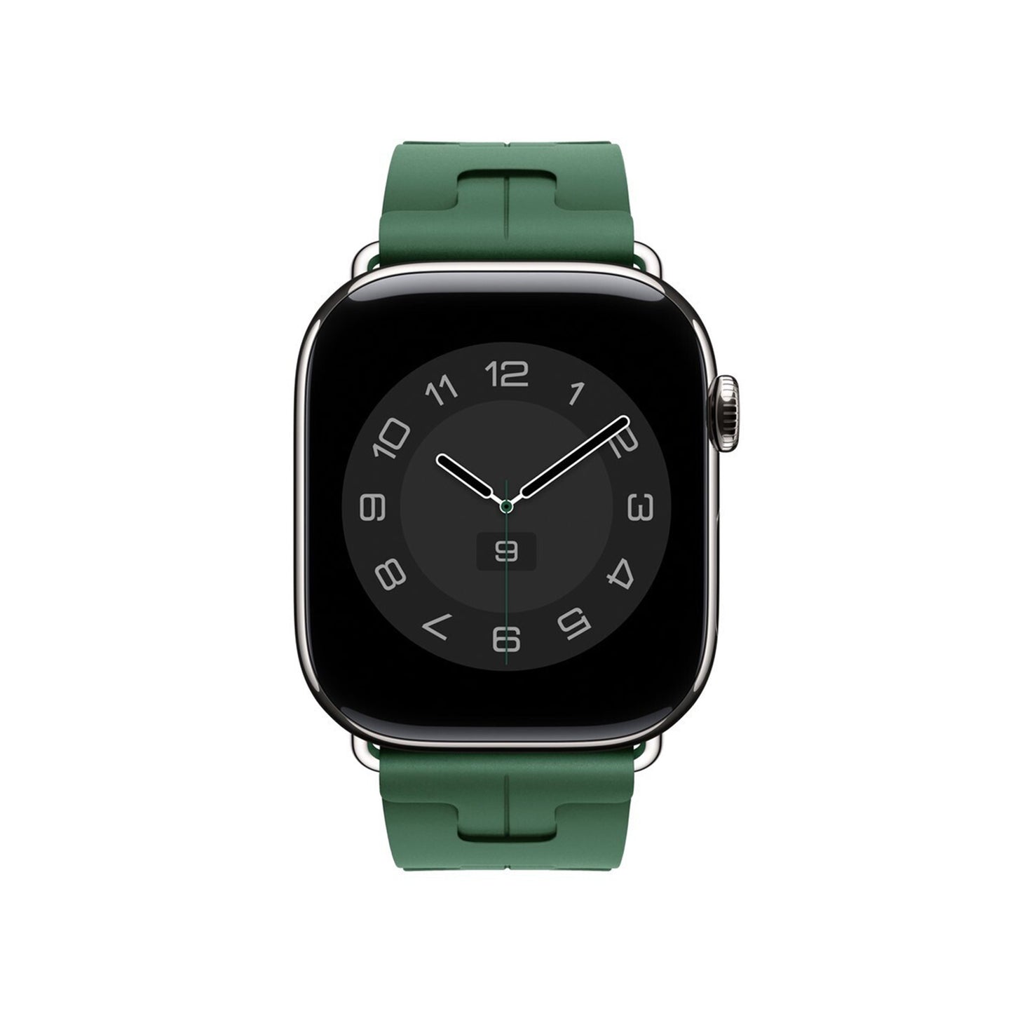 Geometry Elastomer Sport Strap for Apple Watch - Green