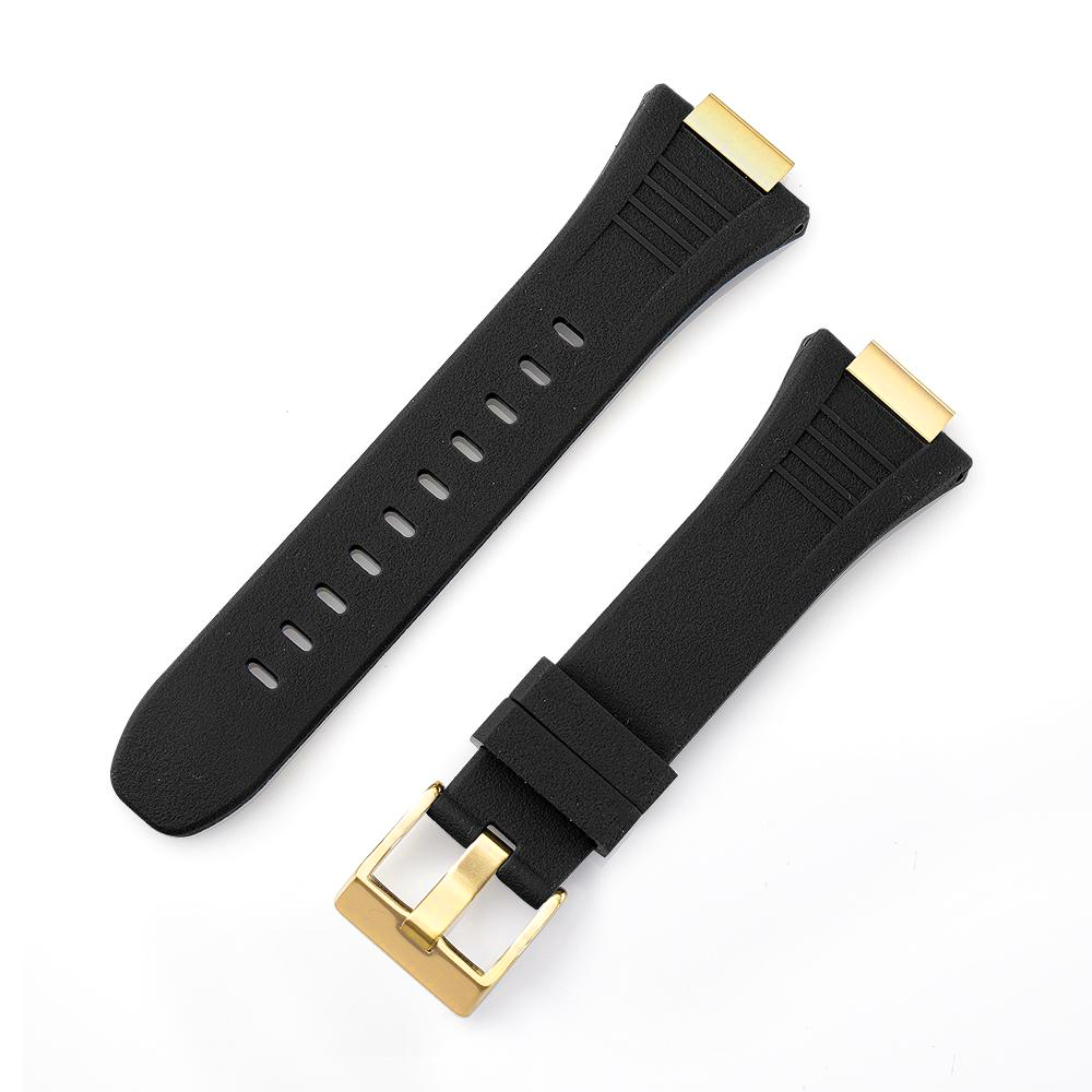 Apple Watch Case 44mm - Gold Case + Silicone Strap (8 Screws)