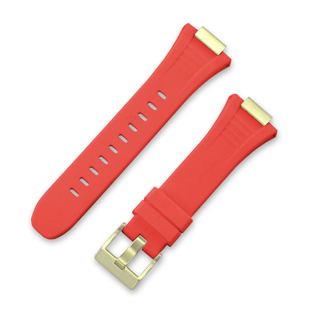 45mm Multi-Colour Silicone Strap for Bold Series (Gold Buckle)
