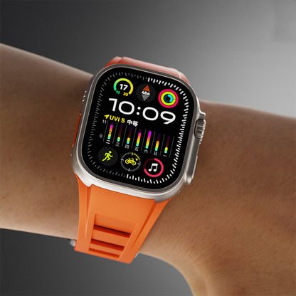 Cinturino sportivo in silicone liquido per Apple Watch