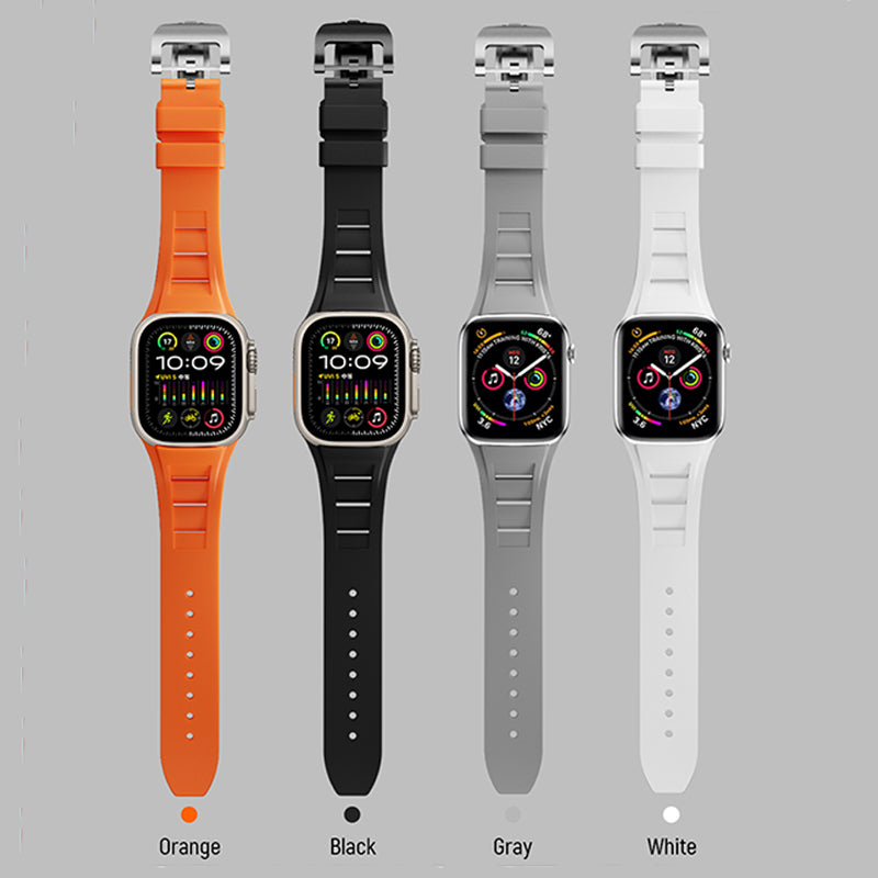 Cinturino sportivo in silicone liquido per Apple Watch