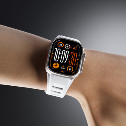 Cinturino sportivo in silicone liquido per Apple Watch