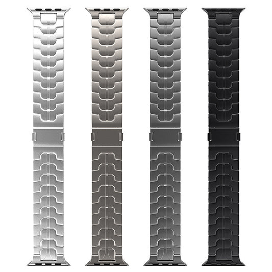 Bracciale in acciaio inossidabile Titan stile tattico per Apple Watch