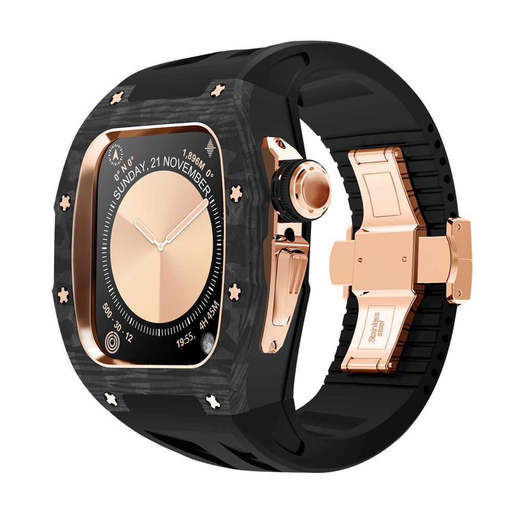 ICONIC CF Series 44/45mm - Estuche para Apple Watch (Negro)