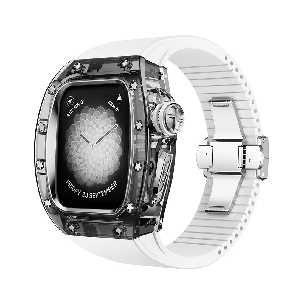 Apple Watch Case For Series 4/5/6/7/8/SE - K9 Grey Crystal Case