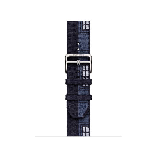 Premium Faubourg Style Nylon Strap for Apple Watch – Midnight Blue