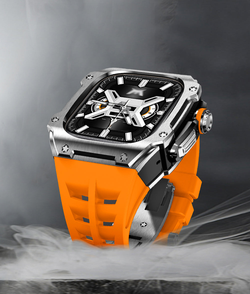 Apple Ultra Watch Case 49mm - Black RG Stainless Steel Case