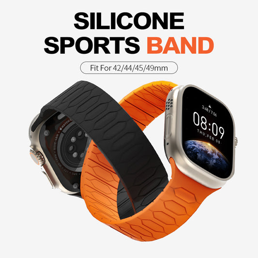 Cinturino sportivo in silicone per Apple Watch