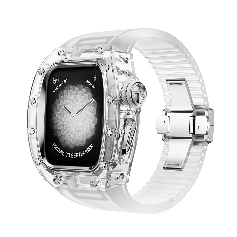 Serie BOREAS 44/45mm - Custodia in cristallo per Apple Watch