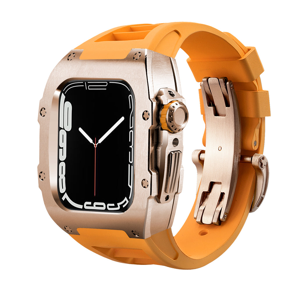 ICONIC TI Series 44/45mm - Case for Apple Watch (Titanium Rose Gold)