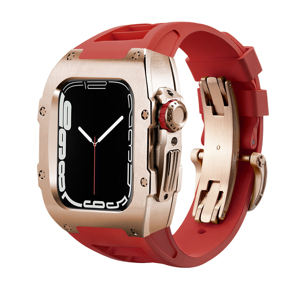 ICONIC TI Series 44/45mm - Case for Apple Watch (Titanium Rose Gold)