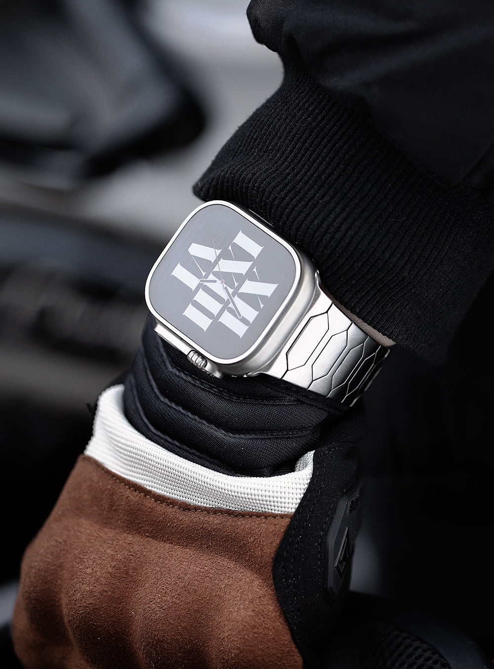 Ultra glattes Edelstahl -Uhrenband für Apple Watch Ultra/Serie 4–10 (49 mm/45 mm/44 mm/42 mm)