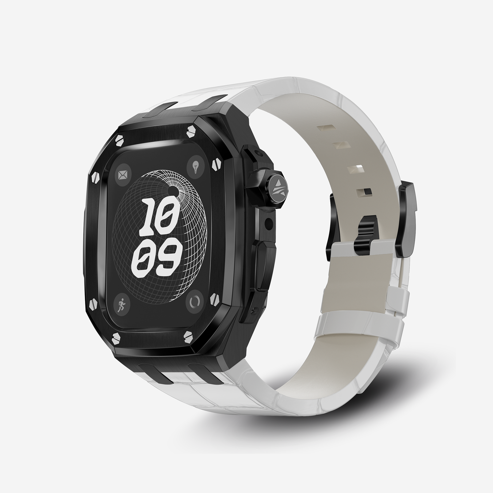 APRO TL 45MM Titanium Apple Watch Modification Kit (Black) – iMod Watch