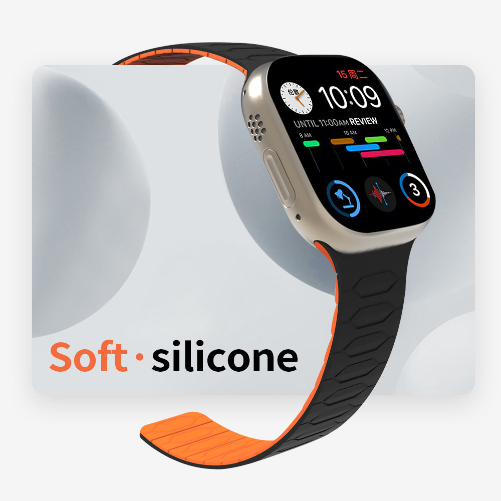 Cinturino sportivo in silicone per Apple Watch