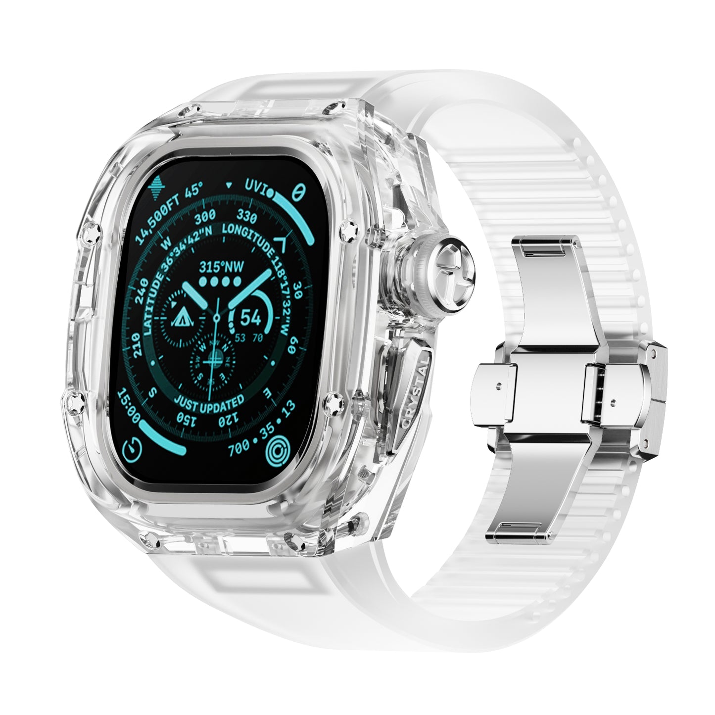 Apple Ultra Watch Case 49mm - K9 Clear Crystal Case
