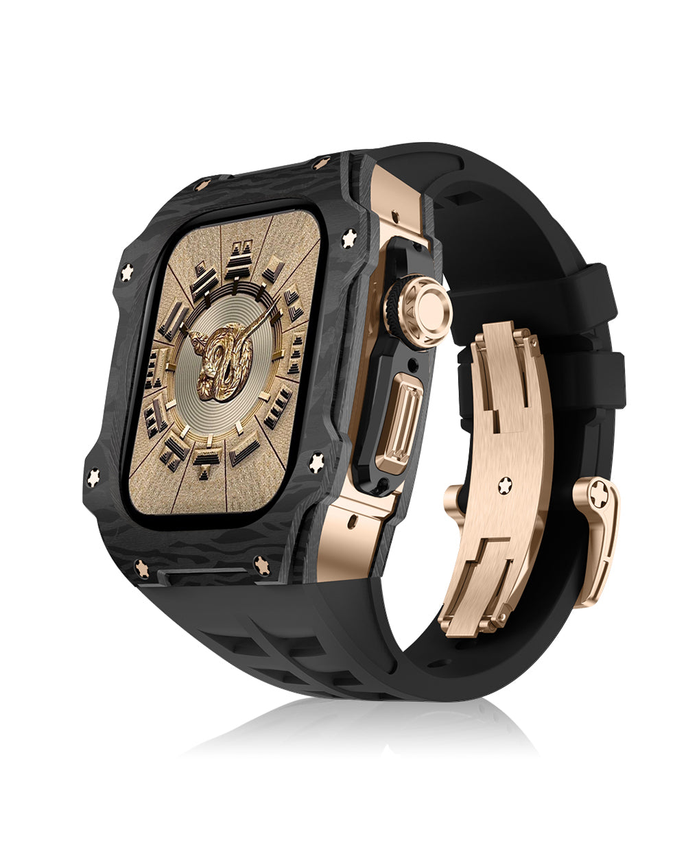 Apple Ultra Watch Case 49mm - Carbon Fiber Titanium Case