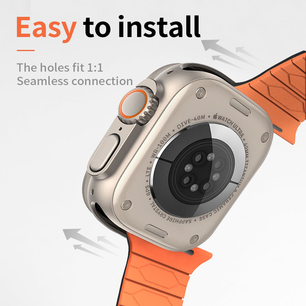 Cinturino sportivo in silicone per Apple Watch