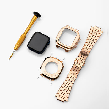 BOLD Series Royal Edition 44/45mm  - Case for Apple Watch (Rose Gold)